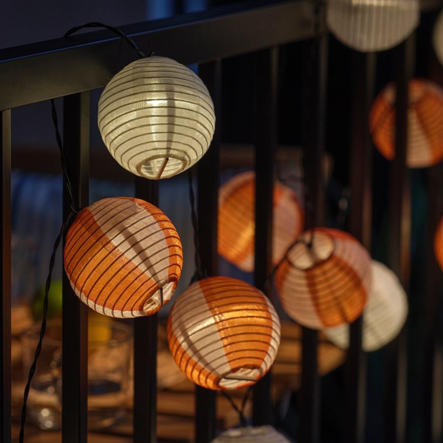 [IKEA/イケア/通販]SOLVINDEN ソルヴィンデン LEDライトチェーン 全24球, 太陽電池式 球形/オレンジ ピンク[A](30615182) |  | 01