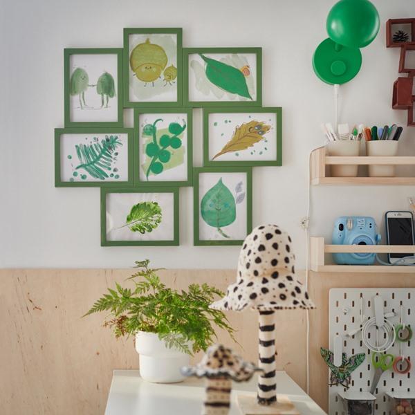 [IKEA/イケア/通販]VAXBO ヴェクスボーコラージュフレーム 写真8枚用, グリーン,13x18 cm[D](30622069) |  | 03