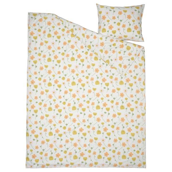 [IKEA/イケア/通販]BARNDROM バーンドローム掛け布団カバー＆枕カバー, マルチカラー/フローラルパタ……[A](30622696) |  | 01