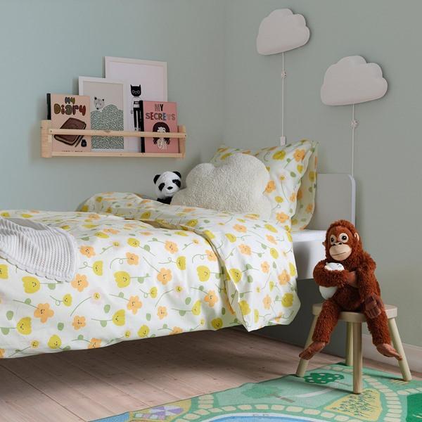 [IKEA/イケア/通販]BARNDROM バーンドローム掛け布団カバー＆枕カバー, マルチカラー/フローラルパタ……[A](30622696) |  | 02
