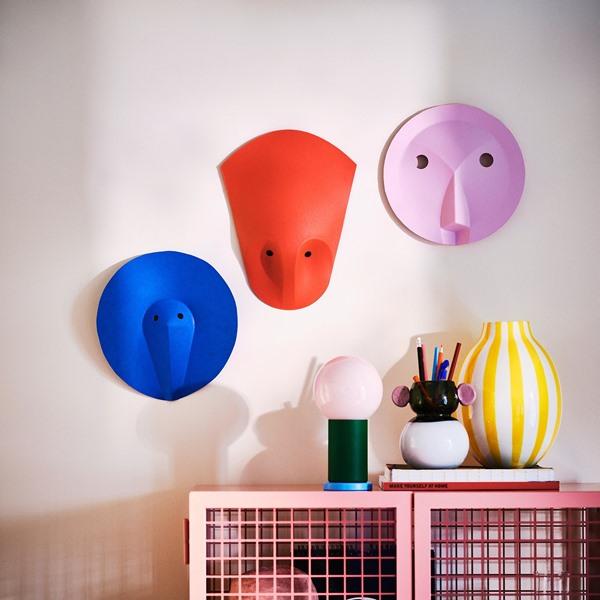 [IKEA/イケア/通販]IKEA PS 2026 ウォールデコレーション3点セット, ピンク レッド/ブルー[B](30622795) |  | 01