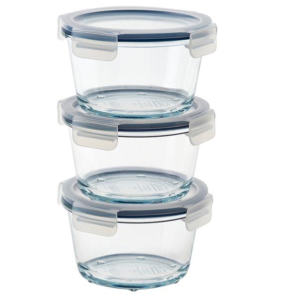 [IKEA/イケア/通販]IKEA 365+保存容器 ふた付き, 丸形/ガラス,600 ml[B](30623832) | 