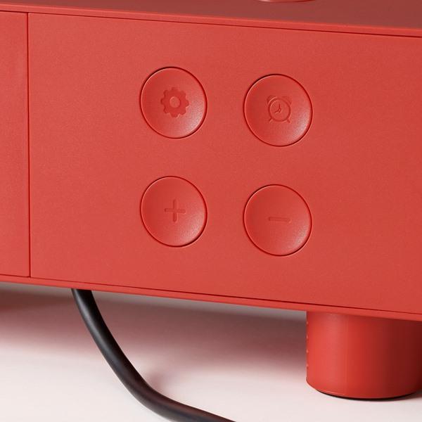 [IKEA/イケア/通販]KORTLINJE コルトリニエ温湿度計付き目覚まし時計, レッド,18x6x7 cm[A](30630408) |  | 06
