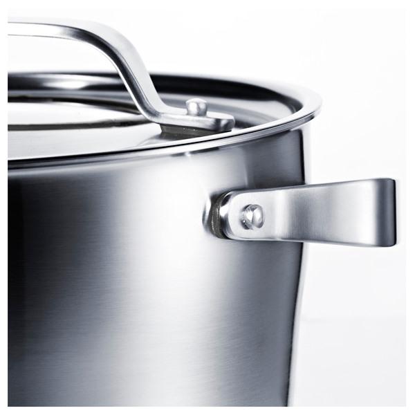 【IKEA/イケア/通販】SENSUELL センスエル 鍋 ふた付き, ステンレススチール/グレー[B](00324556) |  | 01