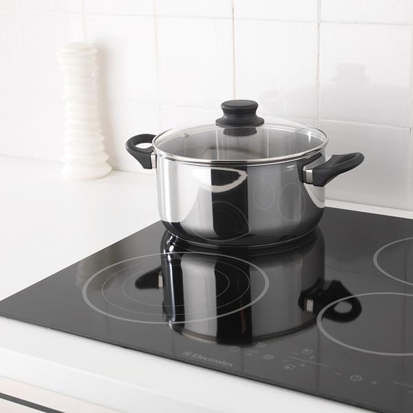 【IKEA/イケア/通販】ANNONS アノンス 鍋 ふた付き, ガラス/ステンレススチール[B](00366810) |  | 03