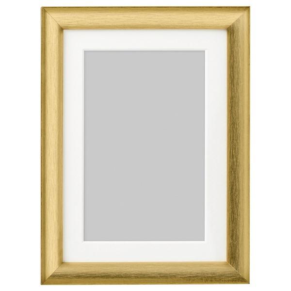 【IKEA/イケア/通販】SILVERHOJDEN スィルヴェルホイデン フレーム, ゴールドカラー,…[A](00370398) | 