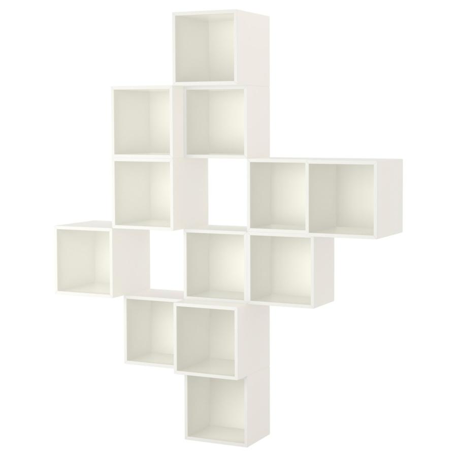[IKEA/イケア/通販]EKET エーケト 壁取り付け式キャビネットコンビネーション, ホワイト, 175x35x210 cm[24](39189034) | 