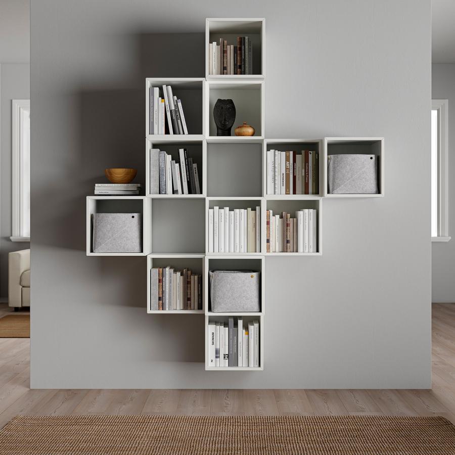 [IKEA/イケア/通販]EKET エーケト 壁取り付け式キャビネットコンビネーション, ホワイト, 175x35x210 cm[24](39189034) |  | 01