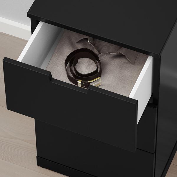 【IKEA/イケア/通販】NORDLI ノールドリ チェスト（引き出し×3）, チャコール[DE](39239840) |  | 02