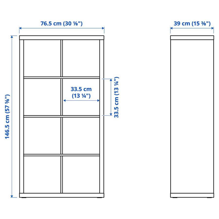 [IKEA/イケア/通販]KALLAX カラックス シェルフユニット インサート4個付き, ホワイト, 147x77 cm[5](39278308) |  | 10