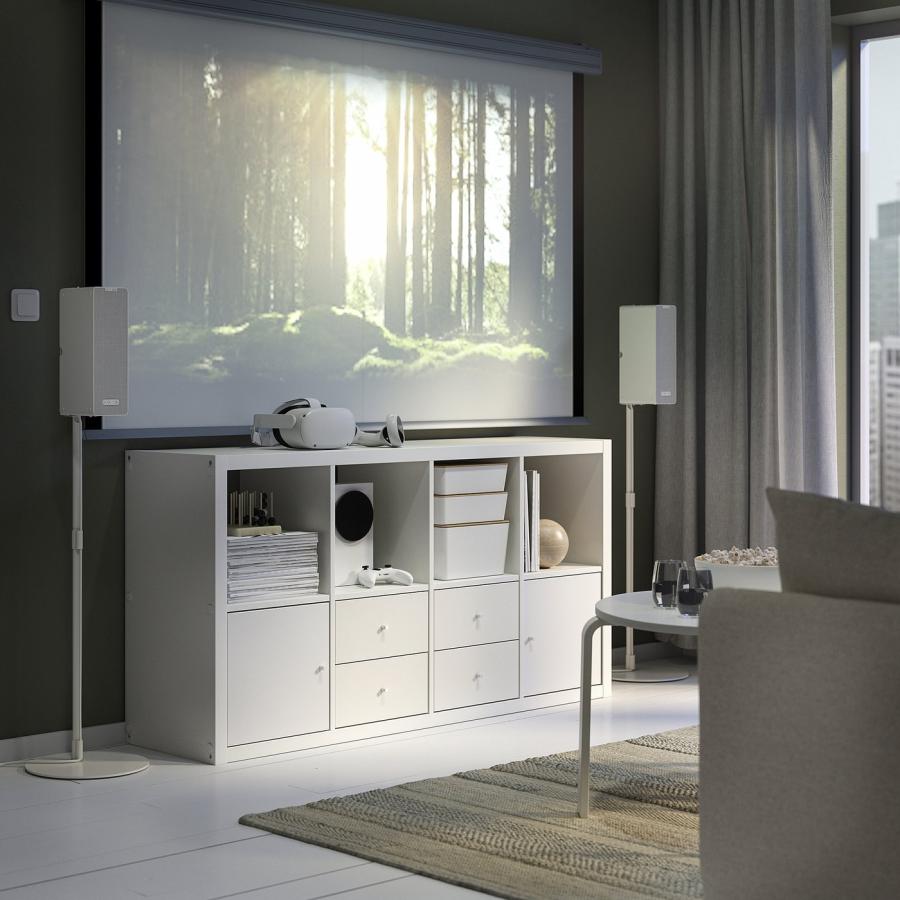 [IKEA/イケア/通販]KALLAX カラックス シェルフユニット インサート4個付き, ホワイト, 147x77 cm[5](39278308) |  | 03