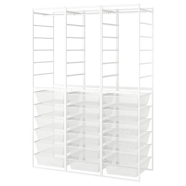 [IKEA/イケア/通販]JONAXEL ヨナクセルワードローブコンビネーション, ホワイト,148x51x207 cm[3](39311464) | 