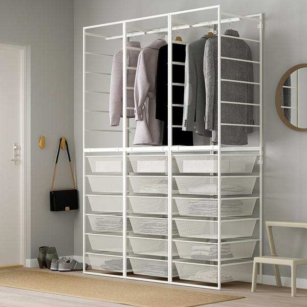 [IKEA/イケア/通販]JONAXEL ヨナクセルワードローブコンビネーション, ホワイト,148x51x207 cm[3](39311464) |  | 03