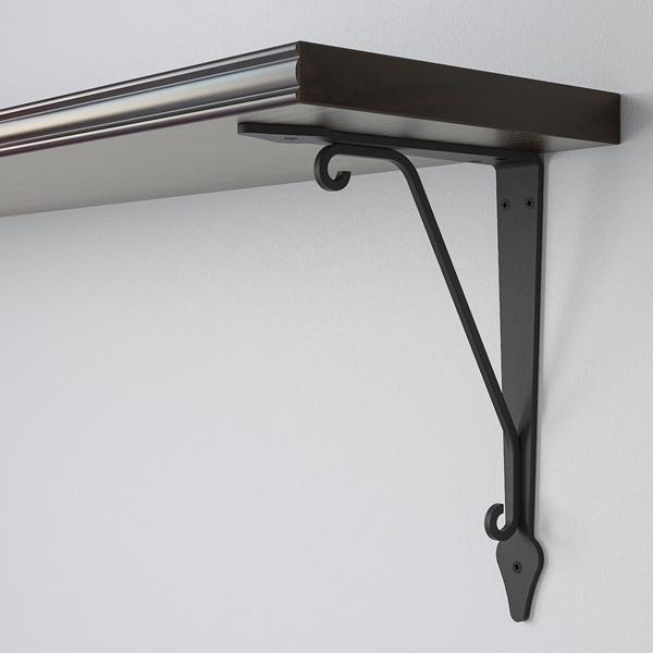 【IKEA/イケア/通販】BERGSHULT ベリスフルト / KROKSHULT クロークスフルト ウォールシェルフ, ブラウンブラック/チャコール…[4](39326050) |  | 02