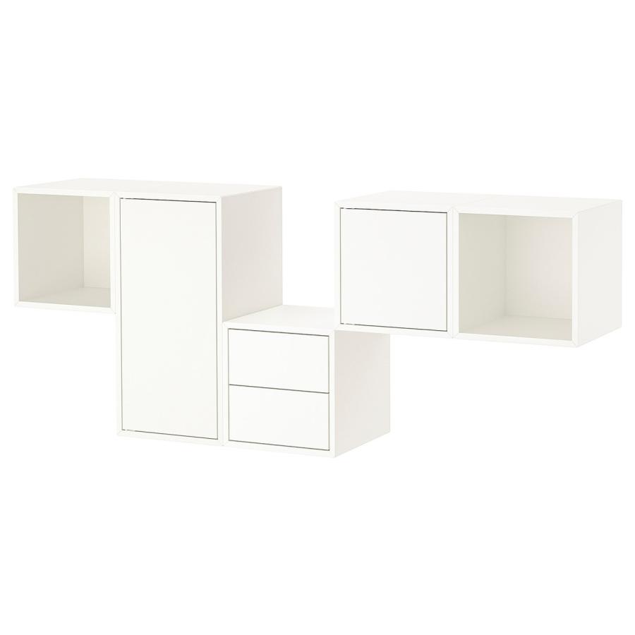 [IKEA/イケア/通販]EKET エーケト 壁取り付け式キャビネットコンビネーション, ホワイト, 175x35x70 cm[10](39329398) | 