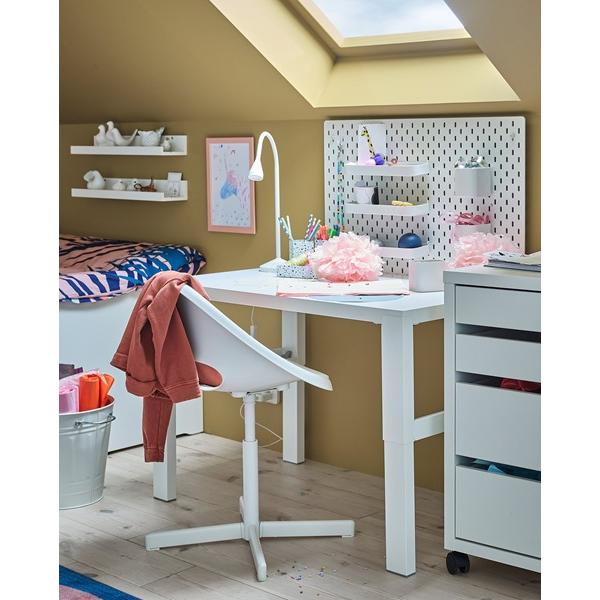 [IKEA/イケア/通販]LOBERGET ローベルゲット / SIBBEN スィッベン 子ども用デスクチェア, ホワイト[BB](39337713) |  | 01
