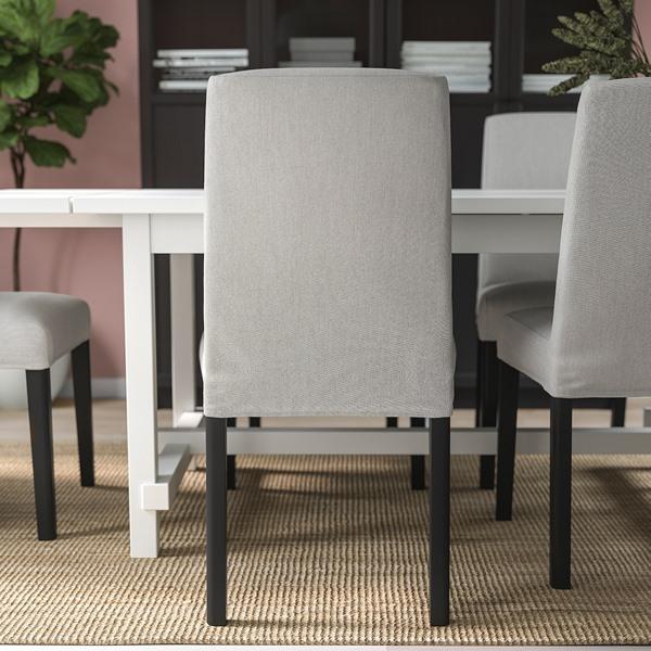 [IKEA/イケア/通販]BERGMUND ベリムンド チェア, ブラック/オッルスタ ライトグレー[BA](39385978) |  | 03