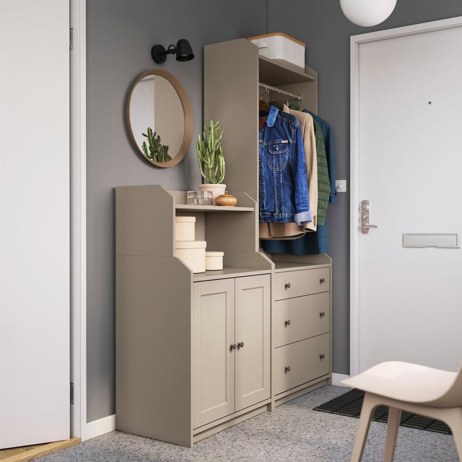 [IKEA/イケア/通販]HAUGA ハウガ 収納コンビネーション, ベージュ, 139x46x199 cm[4](39388694) |  | 04