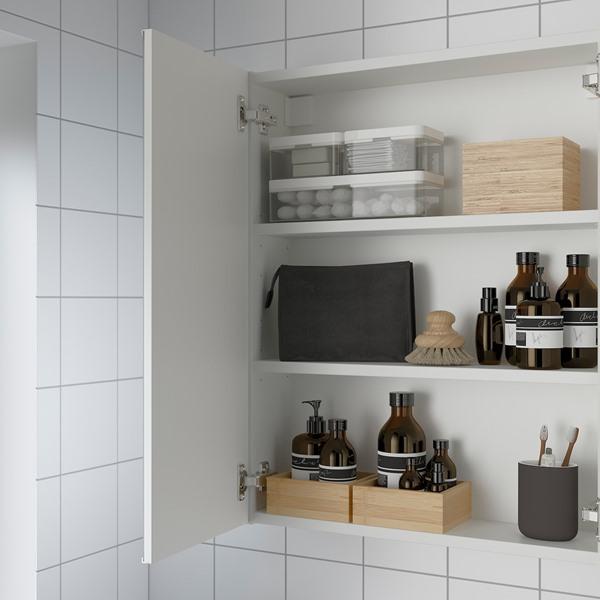 【IKEA/イケア/通販】ENHET エーンヘート ミラーキャビネット 扉2枚付き, ホワイト[3](39396566) |  | 01