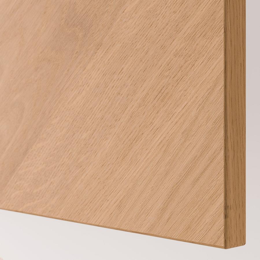 【IKEA/イケア/通販】BESTA ベストー 収納コンビネーション 扉付, ブラックブラウン/ヘデヴィーケン/ストゥッバルプ オーク材突き板,…[18](39435426)の画像