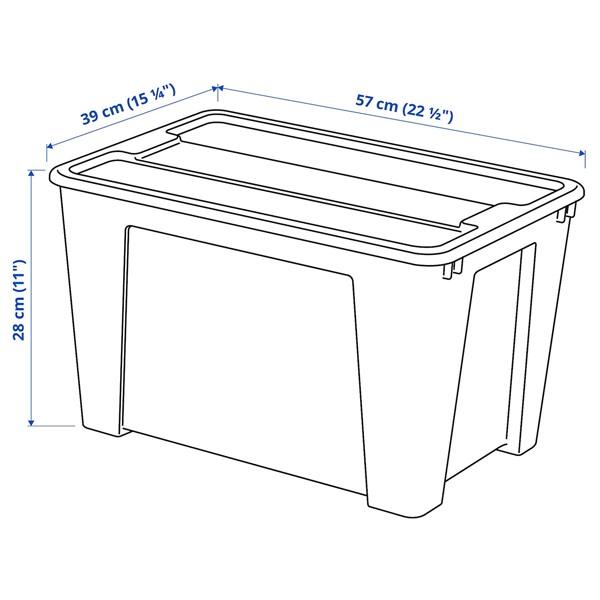 【IKEA/イケア/通販】SAMLA サムラ ふた付きボックス, 透明[DD](39440767) |  | 02