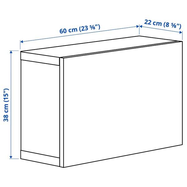 [IKEA/イケア/通販]BESTA ベストー壁取り付け式キャビネットコンビネーション, ホワイト/セルスヴィーケン ハイグロス/ホワイト,60x22x38 cm[4](39441267) |  | 02