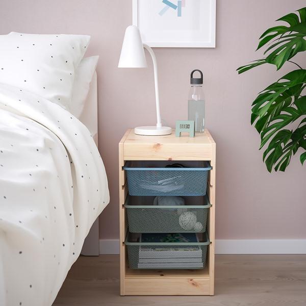 【IKEA/イケア/通販】TROFAST トロファスト 収納コンビネーション, ライトホワイトステインパイン グレーブルー/ライトグリーングレー,…[4](39480876) |  | 02