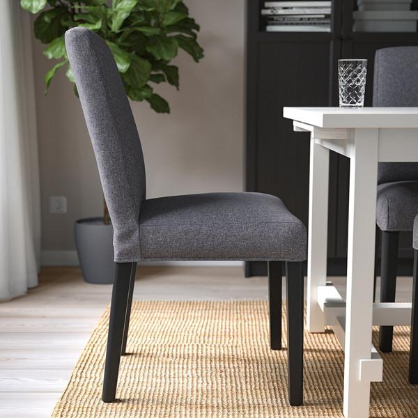 [IKEA/イケア/通販]BERGMUND ベリムンド チェア, ブラック/グンナレド ミディアムグレー[4](39481588) |  | 06