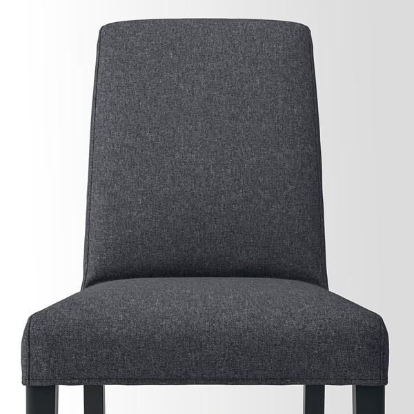 [IKEA/イケア/通販]BERGMUND ベリムンド チェア, ブラック/グンナレド ミディアムグレー[4](39481588) |  | 07