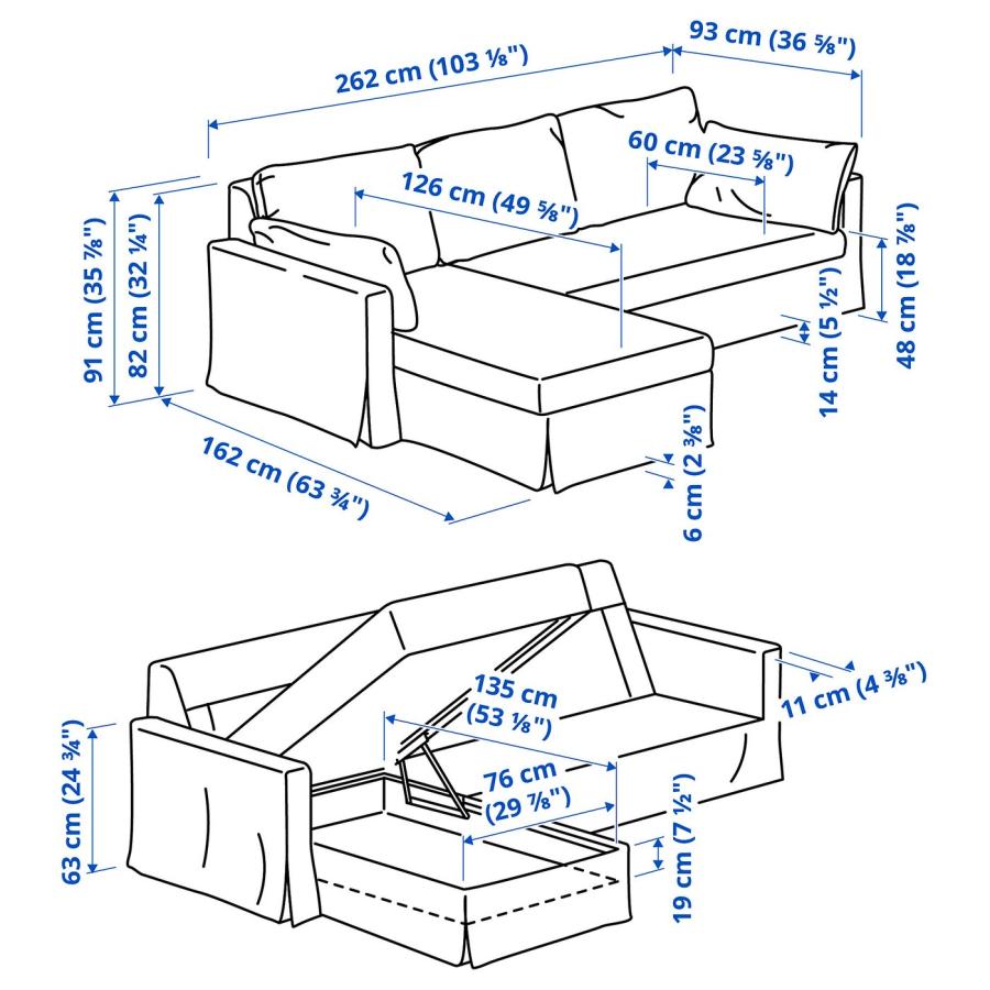 [IKEA/イケア/通販]HYLTARP ヒルタルプ 3人掛けソファ 寝椅子付き、左, ハーラルプ ホワイト[5](39489693) |  | 07