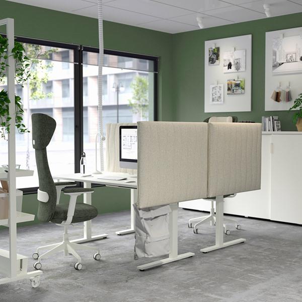 IKEA/イケア/通販]MITTZON ミッツォーンデスク, ホワイト,140x80 cm[3