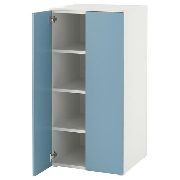[IKEA/イケア/通販]SMASTAD スモースタード / PLATSA プラッツァワードローブ, ホワイト ブルー/シェル……[11](39558993) | 