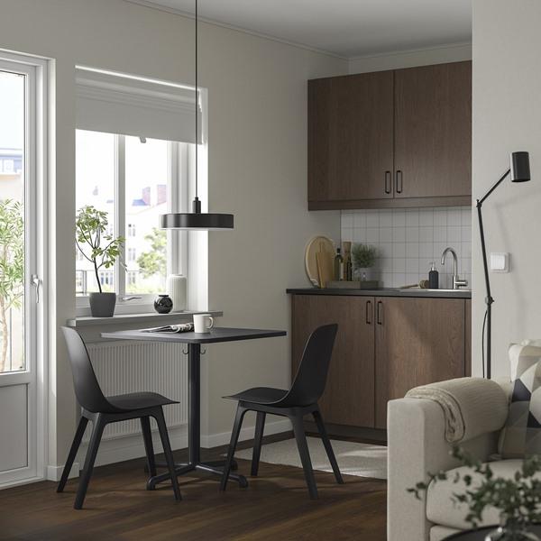 [IKEA/イケア/通販]STENSELE ステーンセレ / ODGER オドゲルテーブル＆チェア2脚, チャコール チャコール/チャコール,70x70 cm[3](39569425) |  | 01