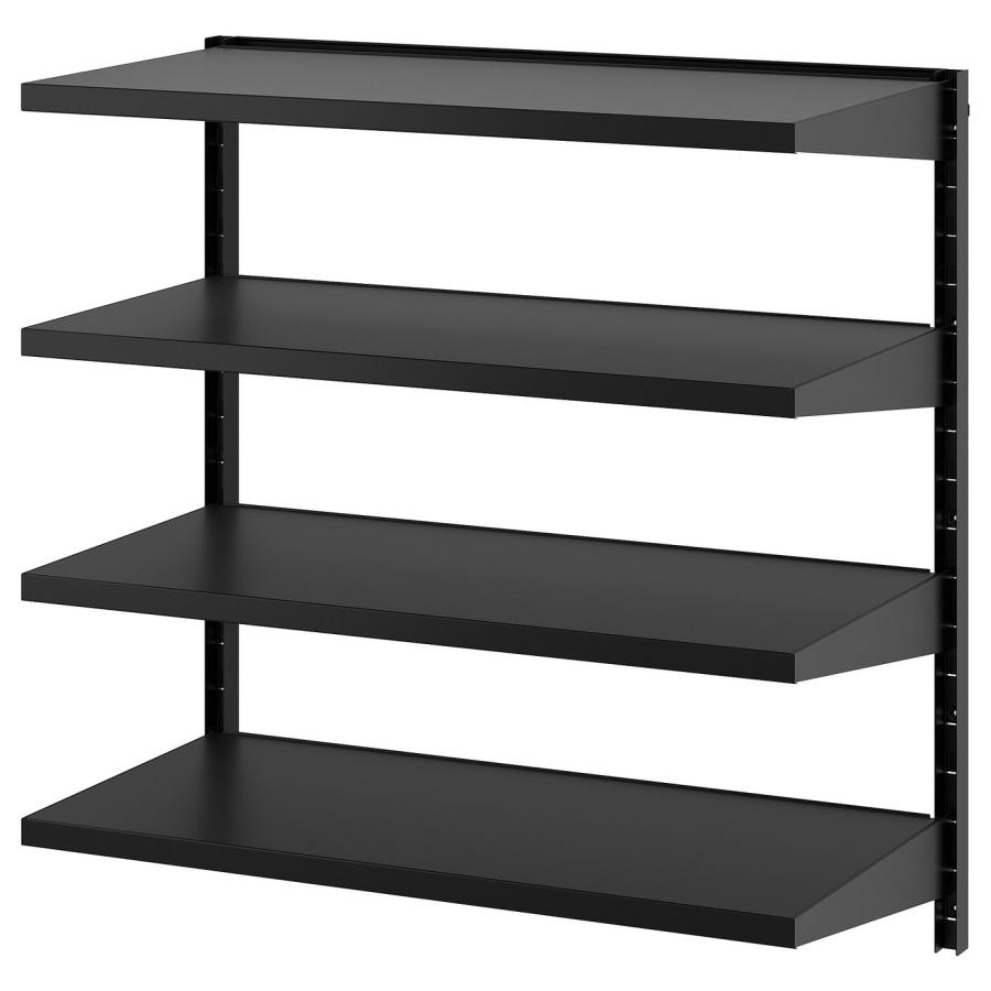 [IKEA/イケア/通販]BROR ブロール ウォールシェルフコンビネーション, ブラック, 88x45x90 cm[3](39571857) | 
