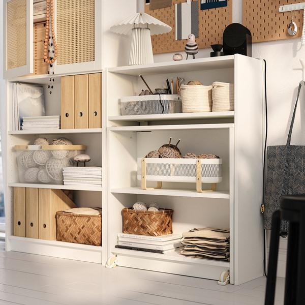 [IKEA/イケア/通販]BILLY ビリー / HOGADAL ホーガダール本棚コンビネーション 折りたたみ式テーブル付……[5](39590667) |  | 02