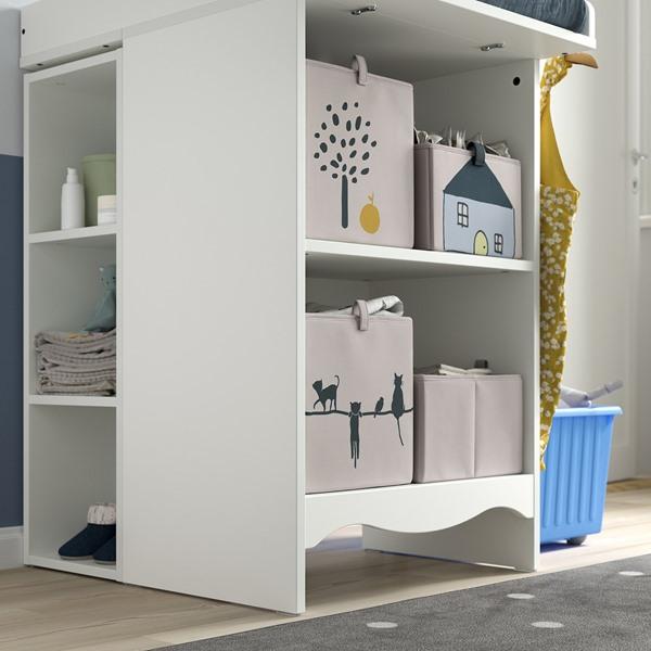[IKEA/イケア/通販]SMAGORA スモヨーラおむつ替え台/本棚 シェルフユニット1台付き, ホワイト[3](39597522) |  | 04