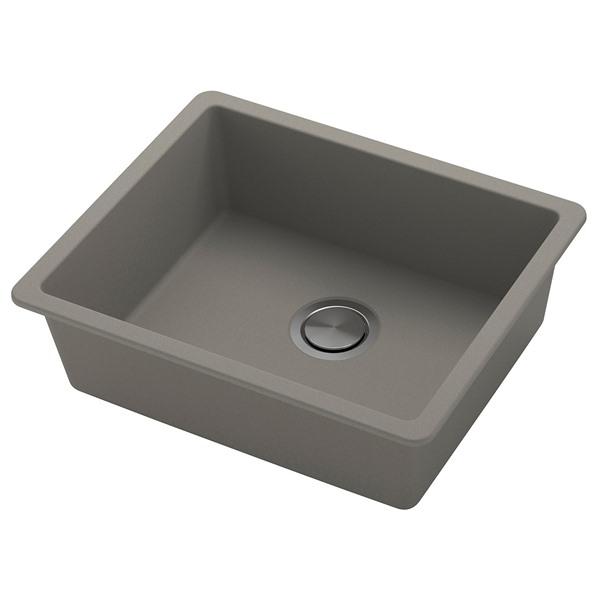 [IKEA/イケア/通販]KILSVIKEN シルスヴィーケンはめ込み式シンク 1ボウル, グレーベージュ 合成石英,56x46 cm[3](39597857) | 