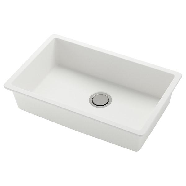 [IKEA/イケア/通販]KILSVIKEN シルスヴィーケンはめ込み式シンク 1ボウル, ホワイト 合成石英,72x46 cm[3](39597876) | 