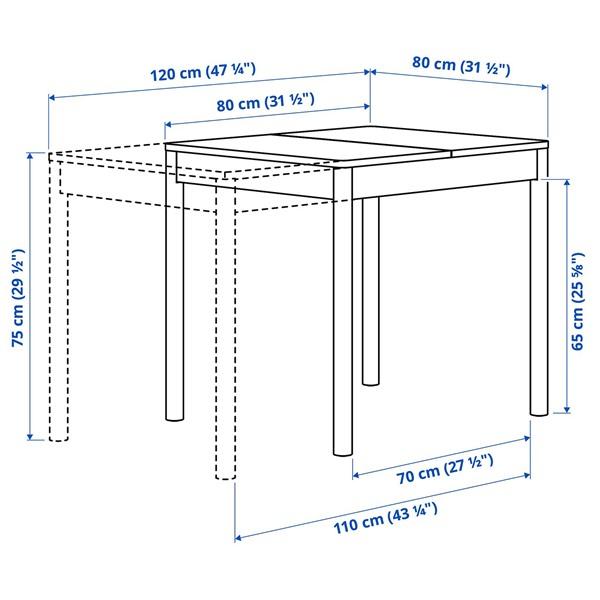 [IKEA/イケア/通販]TONSTAD トンスタード / TONSTAD トンスタードテーブル＆チェア2脚, ブラウン オーク材突き板/ボームスタード ゴールデンブラウン ブラウンオ |  | 06