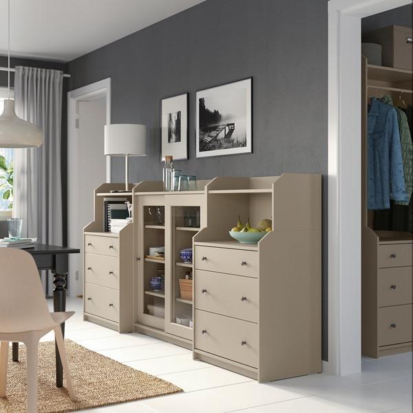 [IKEA/イケア/通販]HAUGA ハウガ収納コンビネーション, ベージュ,244x46x116 cm[6](39612075) |  | 03
