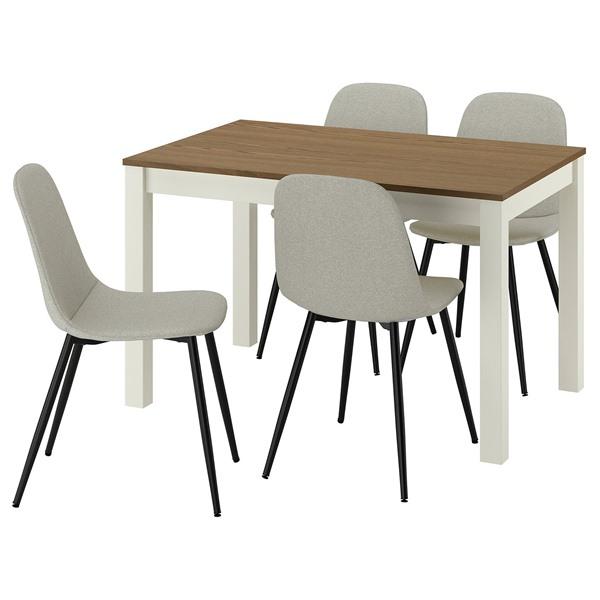 [IKEA/イケア/通販]ALHULT オールフルト / NORDMANSSKAR ノルドマンスシェールテーブル＆チェア4脚, ベー……[10](39618483) | 