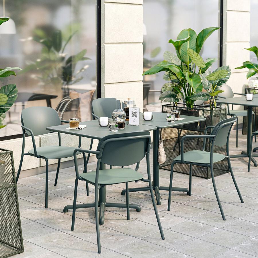 [IKEA/イケア/通販]VISINGSO ヴィースィングソー / VISINGSO ヴィースィングソー テーブル＆チェア2脚, 屋外用 ディープグリーン/ディープグリーン フローソーン |  | 02