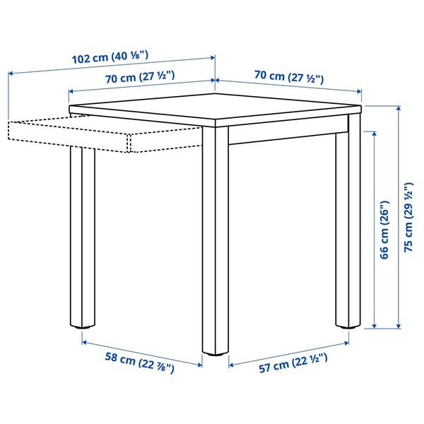 [IKEA/イケア/通販]IKEA PS 2026テーブル＆チェア2脚, パイン材/クネーベック ブライトグリーン,70x70 cm[GG](39647758) |  | 04