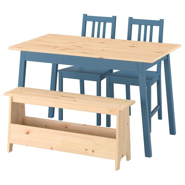 [IKEA/イケア/通販]PINNTORP ピントルプ / PERJOHAN ペルヨハンテーブル チェア2＆ベンチ付き[3](39648022) | 