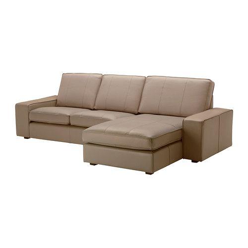 IKEA/イケア KIVIK 2人掛けソファ&寝椅子, グラン ベージュ | 