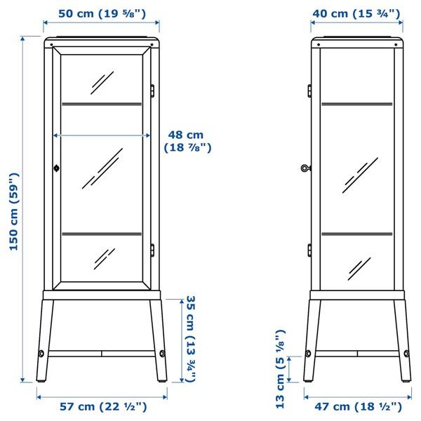 [IKEA/イケア/通販]FABRIKOR ファブリコール コレクションケース, ダークグレー, 57x150 cm[G](40242295) |  | 03