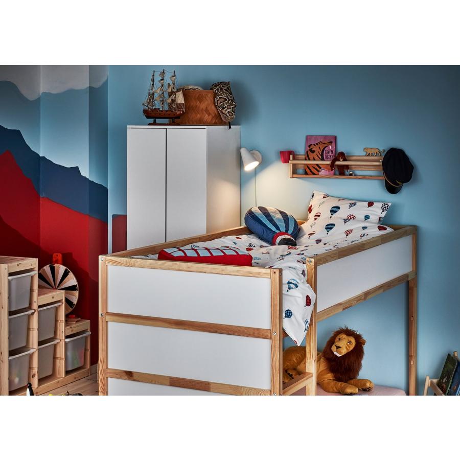IKEA KURA リバーシブルベッド KURA reversible bed, white/pine, Twin - IKEA