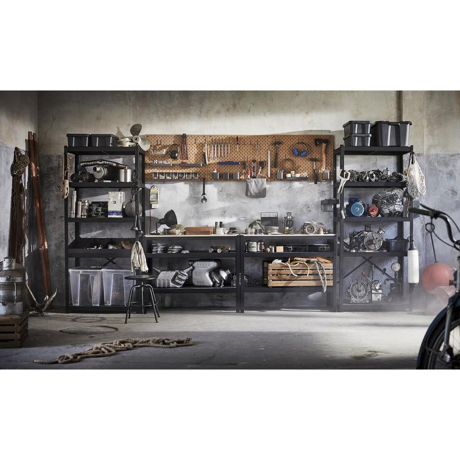 IKEA/イケア/通販]BROR ブロール 作業台, ブラック, パイン材合板[H