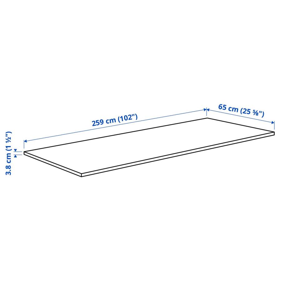 [IKEA/イケア/通販]KARLBY カールビー ワークトップ, ウォールナット, 突き板, 259x65x3.8 cm[L](40335204) |  | 08