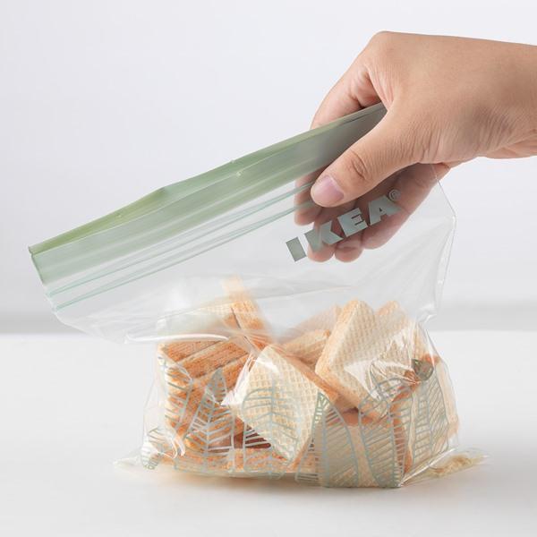 【IKEA/イケア/通販】ISTAD イースタード フリーザーバッグ, ピンク/グリーン[A](40385289) |  | 02